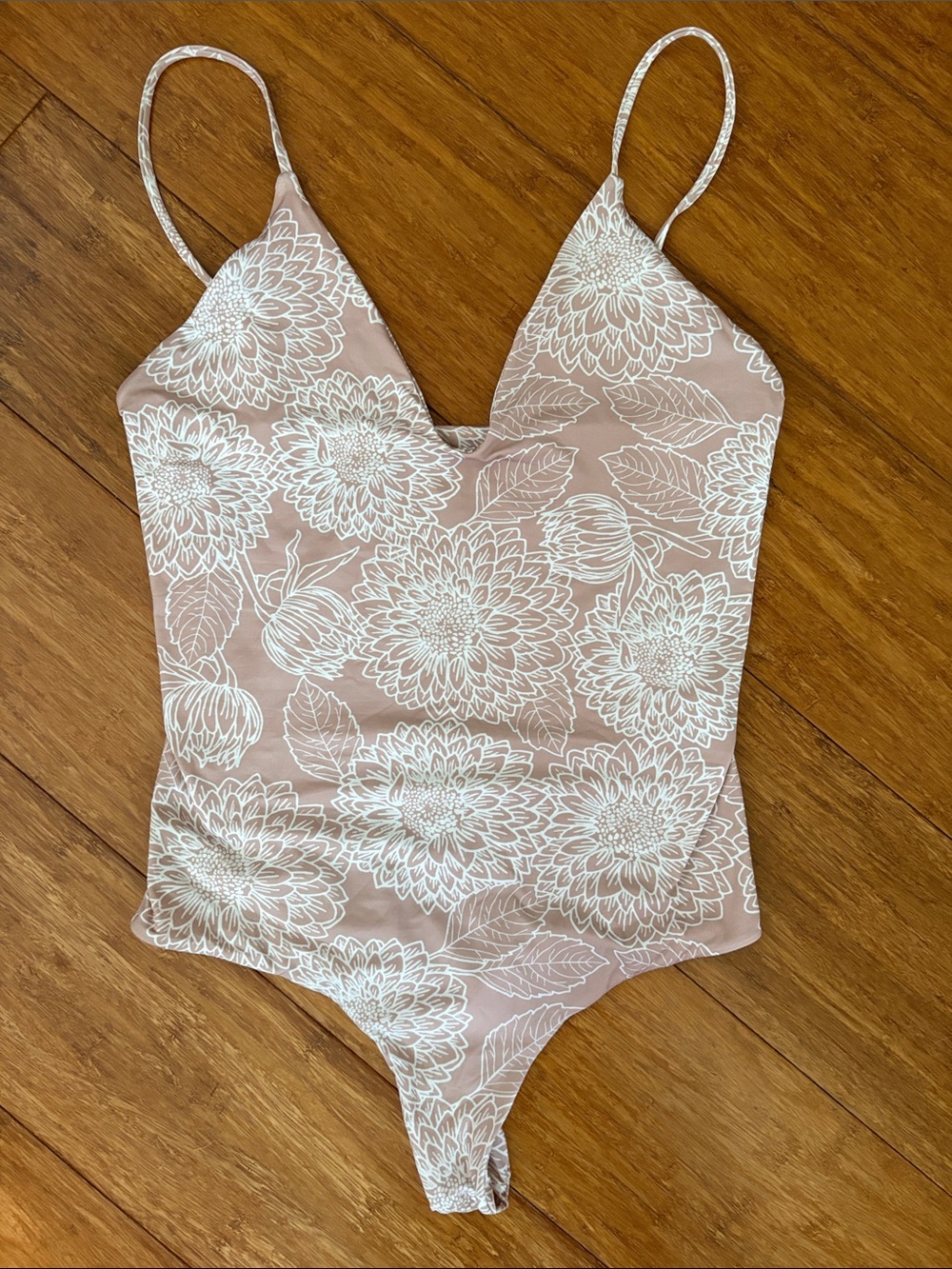 Mai swimwear floral pink one piece
